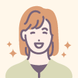 40代女性・会社員のイラスト